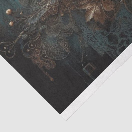 Ephemera Lace Butterfly, Rose, Blumendekoupage Seidenpapier (Ausschnitt)