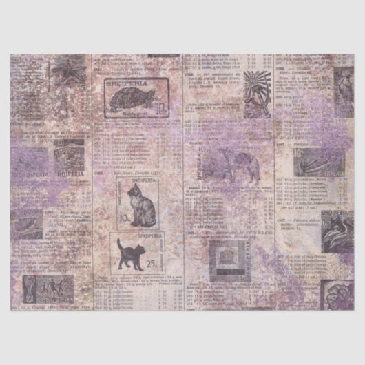 Ephemera Lavendel Paper Series Design 15 Seidenpapier (Vorderseite)