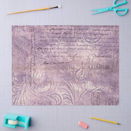 Ephemera Lavendel Paper Series Design 17 Seidenpapier (Basteln)