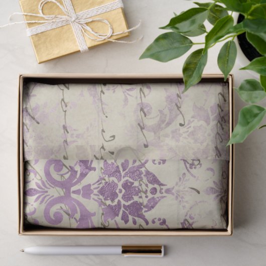 Ephemera Lavendel Paper Series Design 19 Seidenpapier (Geschenk)