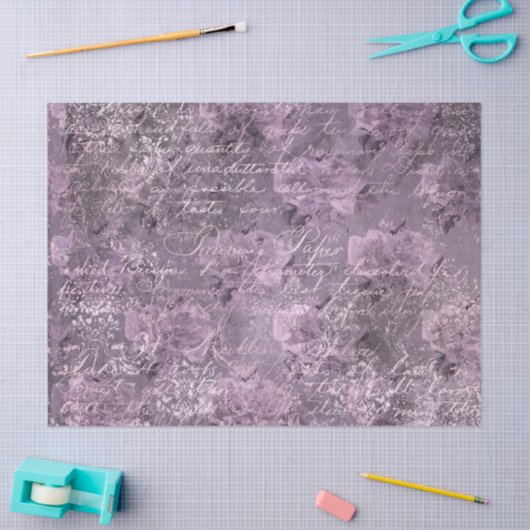 Ephemera Lavendel Paper Series Design 20 Seidenpapier (Basteln)