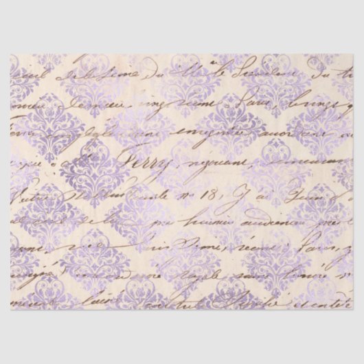 Ephemera Lavendel Paper Series Design 22 Seidenpapier (Vorderseite)
