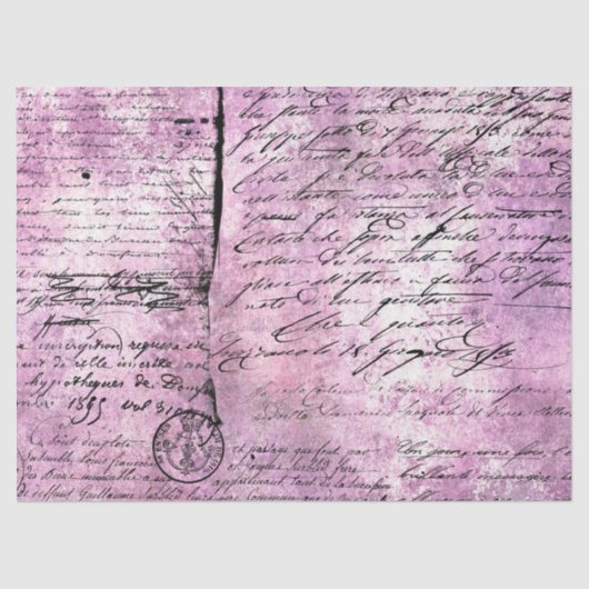 Ephemera Lavendel Paper Series Design 9 Seidenpapier (Vorderseite)