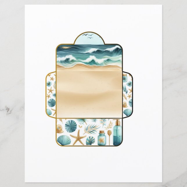 Ephemera Mini Envelope Scrapbooking Decoupage (Vorderseite)