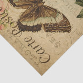 Ephemera Painting Butterfly Raupe Decoupage Seidenpapier (Ausschnitt)