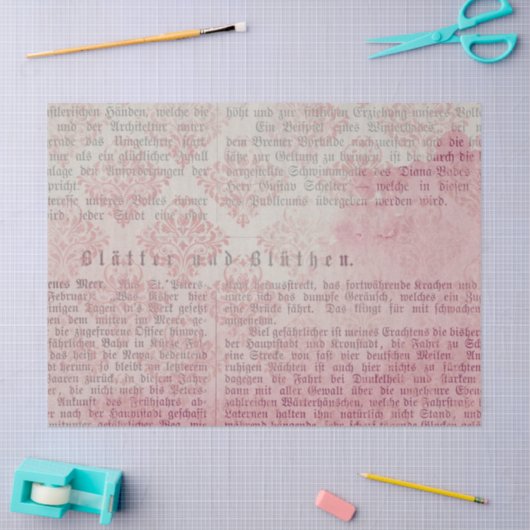 Ephemera Pink Paper Series Design 13 Seidenpapier (Basteln)