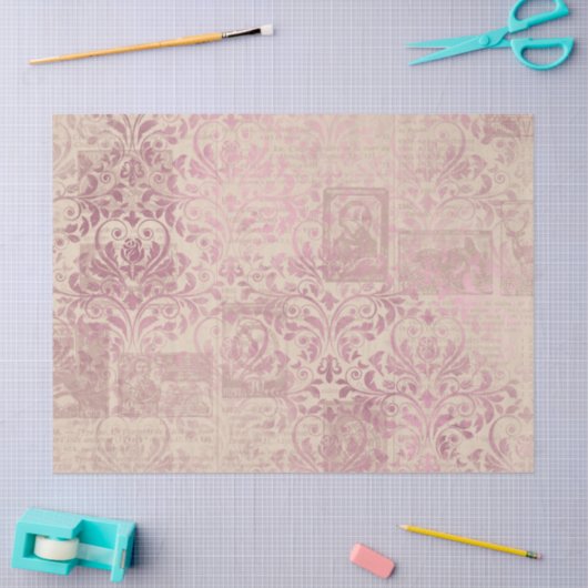 Ephemera Pink Paper Series Design 14 Seidenpapier (Basteln)