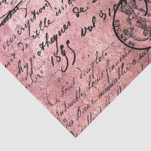 Ephemera Pink Paper Series Design 16 Seidenpapier (Detail)