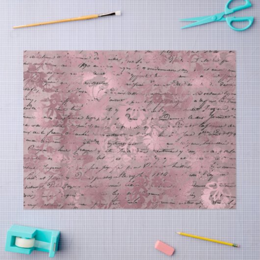 Ephemera Pink Paper Series Design 18 Seidenpapier (Basteln)