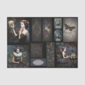 Ephemera Poetic Gothic Motifs  Seidenpapier (Vorderseite)