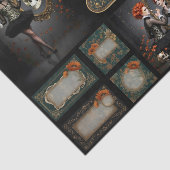 Ephemera Poetic Gothic Motifs  Seidenpapier (Ausschnitt)