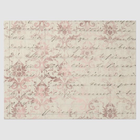 Ephemera Rose Gold Paper Series Design 10 Seidenpapier (Vorderseite)