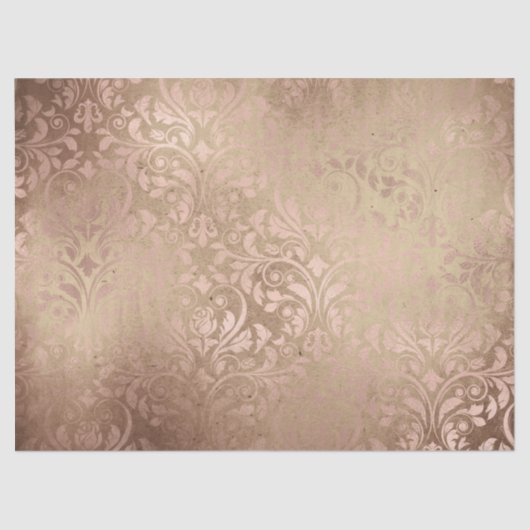 Ephemera Rose Gold Paper Series Design 13 Seidenpapier (Vorderseite)