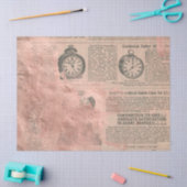 Ephemera Rose Gold Paper Series Design 14 Seidenpapier (Basteln)