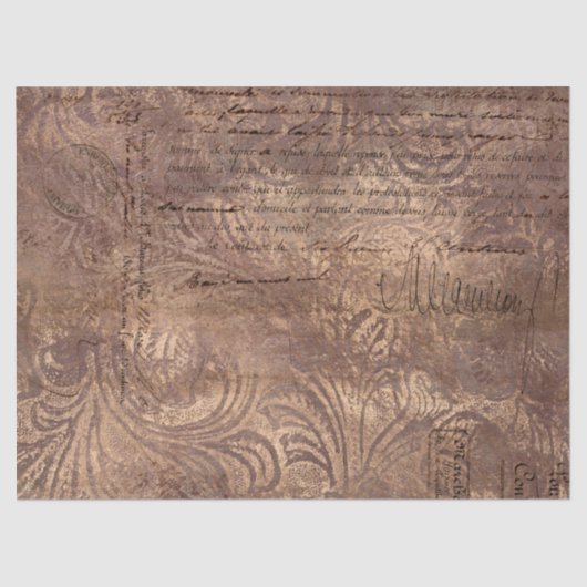 Ephemera Rose Gold Paper Series Design 15 Seidenpapier (Vorderseite)