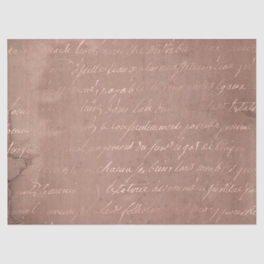 Ephemera Rose Gold Paper Series Design 16 Seidenpapier (Vorderseite)