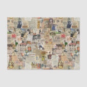 Ephemera Scatter Decoupage oder Collage Paper Seidenpapier (Vorderseite)