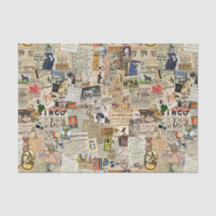 Ephemera Scatter Decoupage oder Collage Paper Seidenpapier