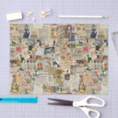 Ephemera Scatter Decoupage oder Collage Paper Seidenpapier (Handwerk)