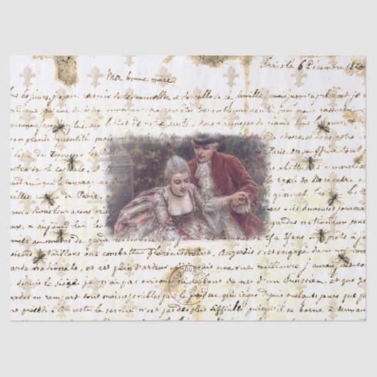 Ephemera Seidenpapier (Vorderseite)