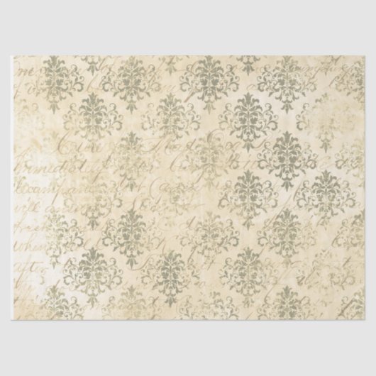 Ephemera Sepia Paper Series Design 1 Seidenpapier (Vorderseite)