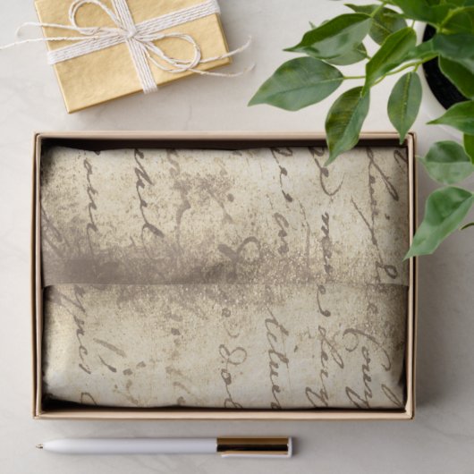 Ephemera Sepia Paper Series Design 8 Seidenpapier (Geschenk)