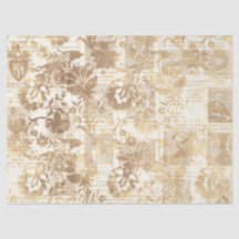 Ephemera Sepia Papier Serie Design 3