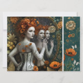 Ephemera Sheet - Dark Gothic Woman Einladung (Vorderseite)