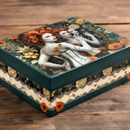 Ephemera Sheet - Dark Gothic Woman Einladung