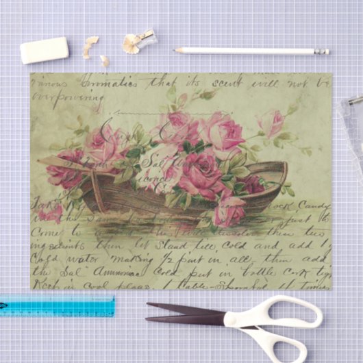 Ephemera Sheet Design Serie #14 Seidenpapier (Handwerk)