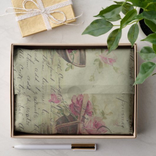 Ephemera Sheet Design Serie #14 Seidenpapier (Geschenk)