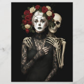 Ephemera Sheet Gothic Rose Queen (Rückseite)