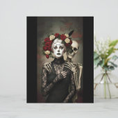 Ephemera Sheet Gothic Rose Queen (Stehend Vorderseite)