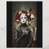 Ephemera Sheet Gothic Rose Queen (Vorderseite)