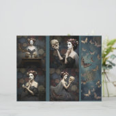 Ephemera Sheet Gothic Rose Queen  (Stehend Vorderseite)