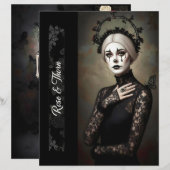 Ephemera Sheet Gothic Rose Queen (Vorne/Hinten)
