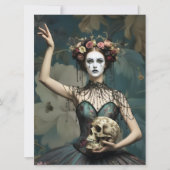 Ephemera Sheet - Vintage Gothic Style Einladung (Vorderseite)