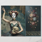 Ephemera Sheet Vitnage Gothic Style (Vorderseite)