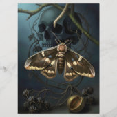 Ephemera Sheet - Woodland Moth Einladung (Vorderseite)