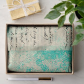 Ephemera Türkise Paper Series Design 14 Seidenpapier (Geschenk)