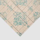Ephemera Türkise Paper Series Design 15 Seidenpapier (Detail)
