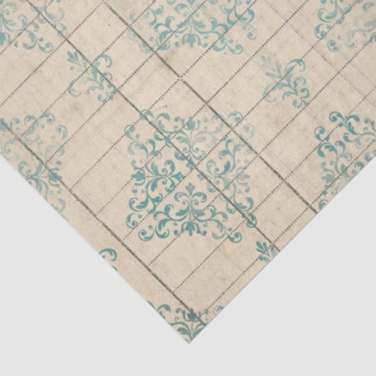 Ephemera Türkise Paper Series Design 15 Seidenpapier (Detail)