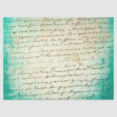 Ephemera Türkise Paper Series Design 18 Seidenpapier (Vorderseite)