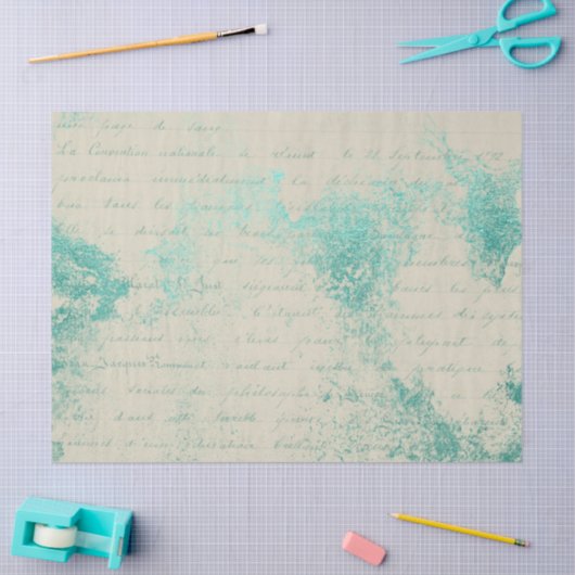 Ephemera Türkise Paper Series Design 5 Seidenpapier (Basteln)