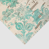 Ephemera Türkise Paper Series Design 7 Seidenpapier (Detail)