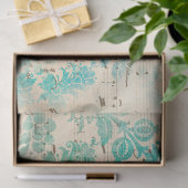 Ephemera Türkise Paper Series Design 7 Seidenpapier (Geschenk)