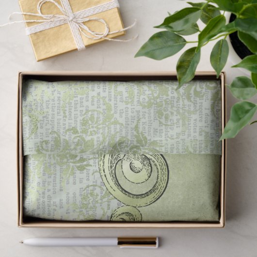 Ephemera Verziert Paper Series Design 8 Seidenpapier (Geschenk)