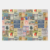 Ephemera Vintag Decoupage oder Collage Paper Geschenkpapier Set (Vorderseite 3)