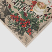 Ephemera Weihnachten Neues Jahr Souvenir Decoupage Seidenpapier (Ausschnitt)