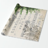 Ephemera Weihnachtspapier Geschenkpapier (Ungerollt)